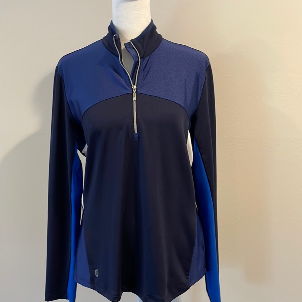 GGBlue Quarter-Zip Top